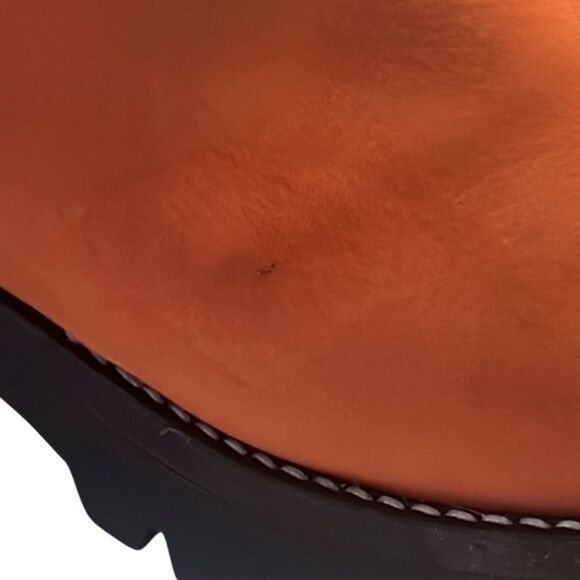 Dromedaris Katniss Orange Leather Chunky Sole Chelsea Boot Size 42 - Picture 7 of 12